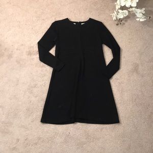 Black long sleeve vintage dress
